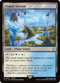 Prairie Stream (Surge Foil) - Commander: FINAL FANTASY - Magic: The Gathering card