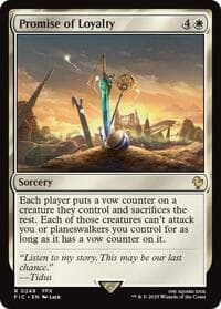 Promise of Loyalty (Surge Foil) - Commander: FINAL FANTASY - Magic: The Gathering card