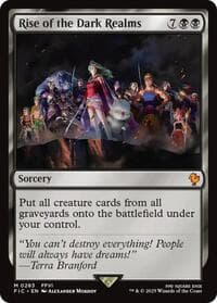 Rise of the Dark Realms (Surge Foil) - Commander: FINAL FANTASY - Magic: The Gathering card