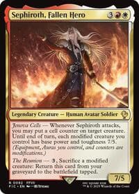 Sephiroth, Fallen Hero (Surge Foil) - Commander: FINAL FANTASY - Magic: The Gathering card