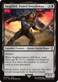 Siegfried, Famed Swordsman (Surge Foil) - Commander: FINAL FANTASY - Magic: The Gathering card
