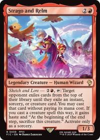 Strago and Relm (Surge Foil) - Commander: FINAL FANTASY - Magic: The Gathering card