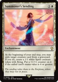 Summoner's Sending (Surge Foil) - Commander: FINAL FANTASY - Magic: The Gathering card