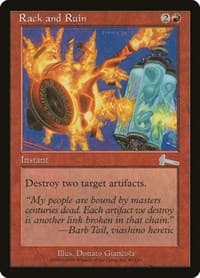 Rack and Ruin - Urza's Legacy - Magic: The Gathering card