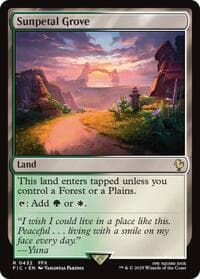 Sunpetal Grove (Surge Foil) - Commander: FINAL FANTASY - Magic: The Gathering card