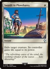 Swords to Plowshares (Surge Foil) - Commander: FINAL FANTASY - Magic: The Gathering card