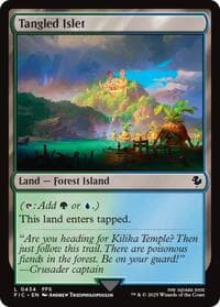 Tangled Islet (Surge Foil) - Commander: FINAL FANTASY - Magic: The Gathering card