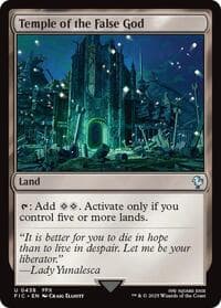 Temple of the False God (Surge Foil) - Commander: FINAL FANTASY - Magic: The Gathering card