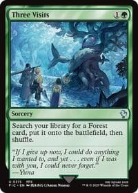 Three Visits (Surge Foil) - Commander: FINAL FANTASY - Magic: The Gathering card