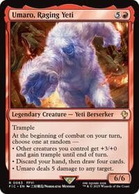 Umaro, Raging Yeti (Surge Foil) - Commander: FINAL FANTASY - Magic: The Gathering card
