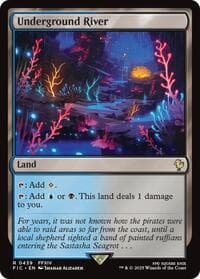 Underground River (Surge Foil) - Commander: FINAL FANTASY - Magic: The Gathering card
