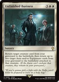 Unfinished Business (Surge Foil) - Commander: FINAL FANTASY - Magic: The Gathering card