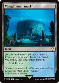 Vineglimmer Snarl (Surge Foil) - Commander: FINAL FANTASY - Magic: The Gathering card