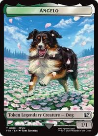 Angelo // Darkstar Double-Sided Token - FINAL FANTASY - Magic: The Gathering card