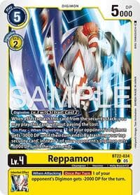 Reppamon - Cyber Eden - Digimon Card Game card