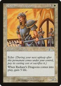 Radiant's Dragoons - Urza's Legacy - Magic: The Gathering card