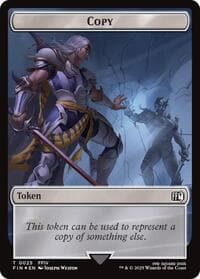 Copy (0025) // Moogle (0034) Double-Sided Token (Surge Foil) - FINAL FANTASY - Magic: The Gathering card