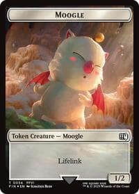 Moogle // Zombie Double-Sided Token (Surge Foil) - Commander: FINAL FANTASY - Magic: The Gathering card