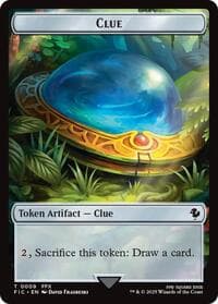 Clue // Treasure Double-Sided Token - Commander: FINAL FANTASY - Magic: The Gathering card