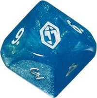 Magic: The Gathering FINAL FANTASY Crystal D10 Die - Wizards of the Coast Dice - Life Counters card