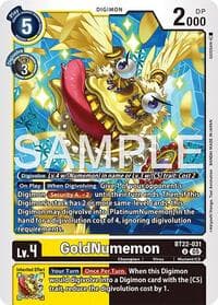 GoldNumemon - Cyber Eden - Digimon Card Game card