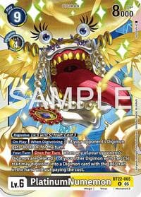 PlatinumNumemon - Cyber Eden - Digimon Card Game card