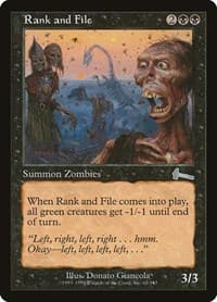 Rank and File - Urza's Legacy - Magic: The Gathering card
