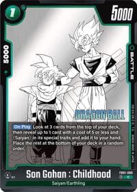Son Gohan : Childhood - Manga Booster 01 - Dragon Ball Super: Fusion World card