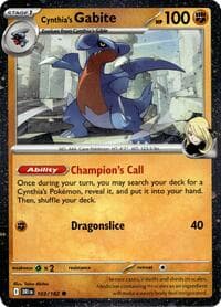 Cynthia's Gabite (Cosmos Holo) - Miscellaneous Cards & Products - Pokemon card
