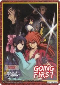 Going First (Onslaught of Strong Enemies) - Rurouni Kenshin - Weiss Schwarz card