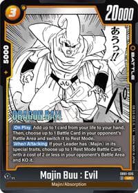 Majin Buu : Evil - SB01-035 - Manga Booster 01 - Dragon Ball Super: Fusion World card