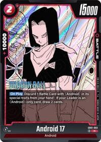 Android 17 - SB01-003 - Manga Booster 01 - Dragon Ball Super: Fusion World card