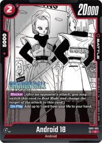 Android 18 - SB01-005 - Manga Booster 01 - Dragon Ball Super: Fusion World card