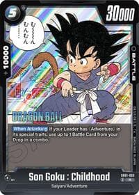 Son Goku : Childhood - SB01-053 - Manga Booster 01 - Dragon Ball Super: Fusion World card