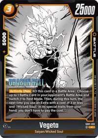 Vegeta - SB01-032 - Manga Booster 01 - Dragon Ball Super: Fusion World card