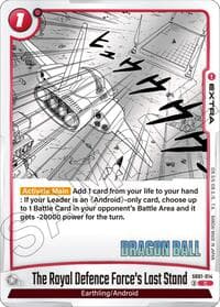 The Royal Defence Force's Last Stand - Manga Booster 01 - Dragon Ball Super: Fusion World card