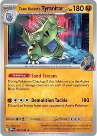 Team Rocket's Tyranitar (Non-holo) - Deck Exclusives - Pokemon card