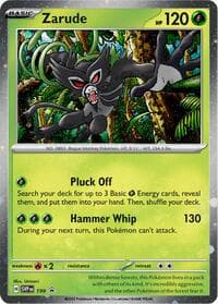 Zarude - 199 (Cosmos Holo) - SV: Scarlet & Violet Promo Cards - Pokemon card