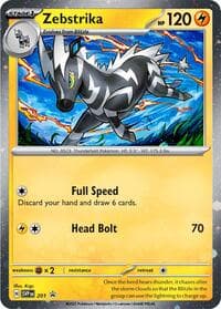 Zebstrika - 201 (Cosmos Holo) - SV: Scarlet & Violet Promo Cards - Pokemon card
