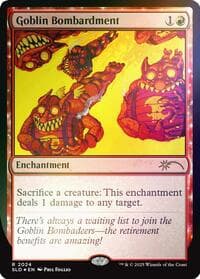 Goblin Bombardment (2024) (Rainbow Foil) - Secret Lair Drop Series - Magic: The Gathering card