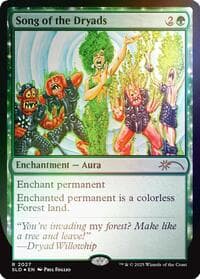 Song of the Dryads (2027) (Rainbow Foil) - Secret Lair Drop Series - Magic: The Gathering card