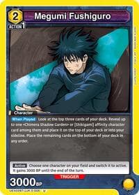 Megumi Fushiguro (005) - UEX02BT: Jujutsu Kaisen Vol.2 - Union Arena card