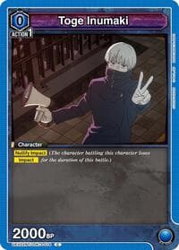 Toge Inumaki (014) - UEX02BT: Jujutsu Kaisen Vol.2 - Union Arena card