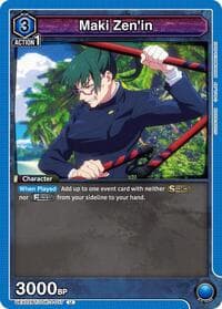 Maki Zen'in - UEX02BT: Jujutsu Kaisen Vol.2 - Union Arena card