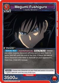Megumi Fushiguro (056) - UEX02BT: Jujutsu Kaisen Vol.2 - Union Arena card