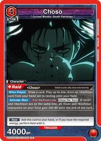 Choso (062) - UEX02BT: Jujutsu Kaisen Vol.2 - Union Arena card
