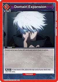 Domain Expansion - UEX02BT: Jujutsu Kaisen Vol.2 - Union Arena card