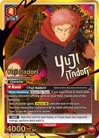 Yuji Itadori (043) (SR**) - UEX02BT: Jujutsu Kaisen Vol.2 - Union Arena card
