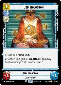 Jedi Holocron - Legends of the Force - Star Wars: Unlimited card
