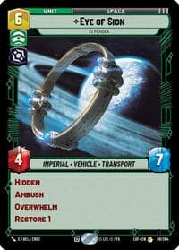Eye of Sion - To Peridea - Legends of the Force - Star Wars: Unlimited card